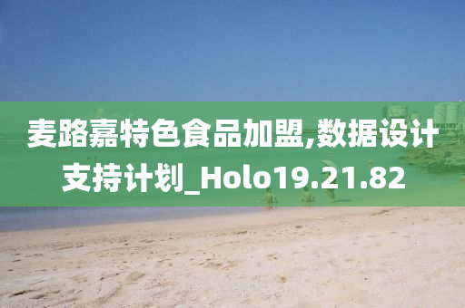 麦路嘉特色食品加盟,数据设计支持计划_Holo19.21.82