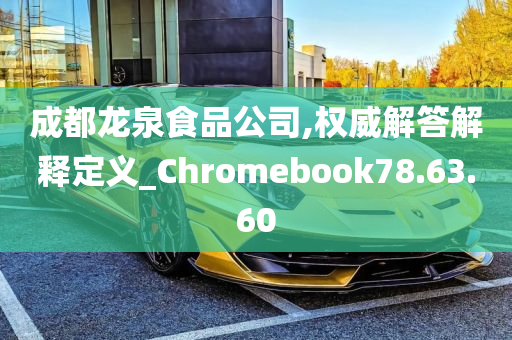 成都龙泉食品公司,权威解答解释定义_Chromebook78.63.60