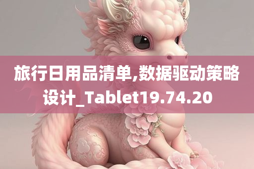 旅行日用品清单,数据驱动策略设计_Tablet19.74.20