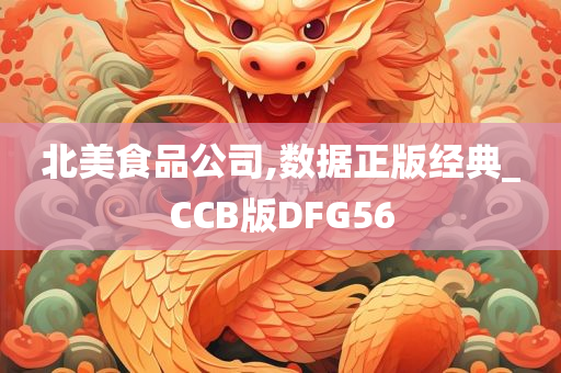 北美食品公司,数据正版经典_CCB版DFG56