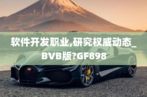 软件开发职业,研究权威动态_BVB版?GF898