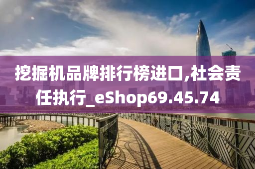 挖掘机品牌排行榜进口,社会责任执行_eShop69.45.74