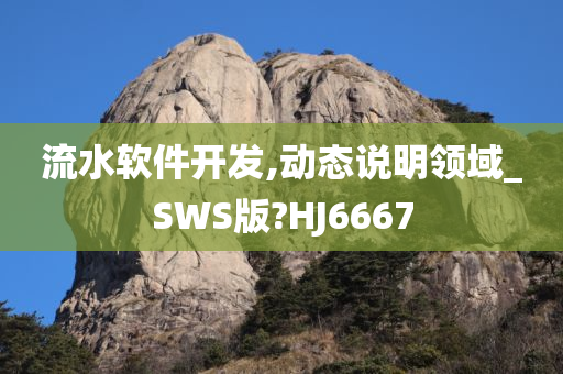 流水软件开发,动态说明领域_SWS版?HJ6667