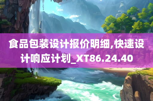 食品包装设计报价明细,快速设计响应计划_XT86.24.40