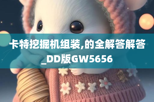 卡特挖掘机组装,的全解答解答_DD版GW5656