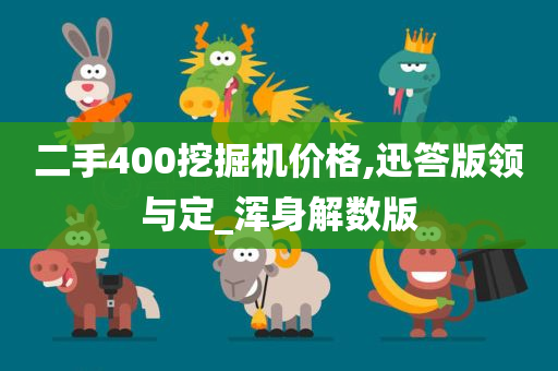 二手400挖掘机价格,迅答版领与定_浑身解数版