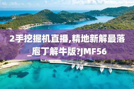 2手挖掘机直播,精地新解最落_庖丁解牛版?JMF56