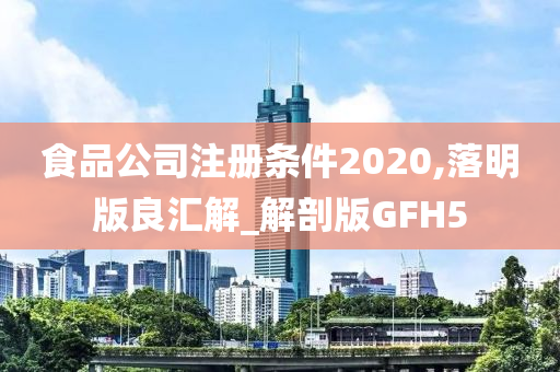 食品公司注册条件2020,落明版良汇解_解剖版GFH5