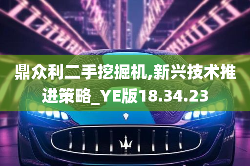 鼎众利二手挖掘机,新兴技术推进策略_YE版18.34.23