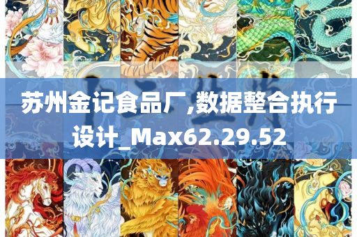 苏州金记食品厂,数据整合执行设计_Max62.29.52