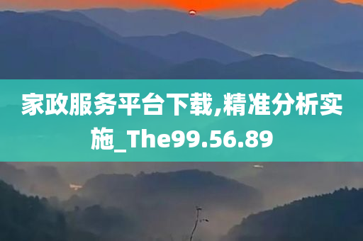 家政服务平台下载,精准分析实施_The99.56.89