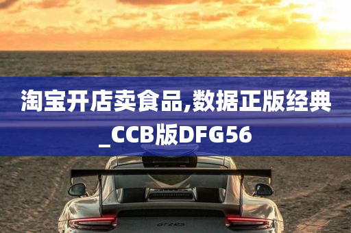 淘宝开店卖食品,数据正版经典_CCB版DFG56