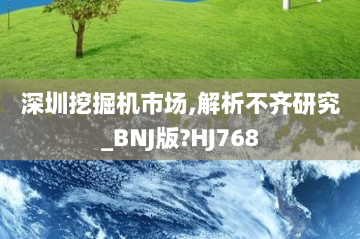 深圳挖掘机市场,解析不齐研究_BNJ版?HJ768