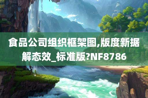 食品公司组织框架图,版度新据解态效_标准版?NF8786