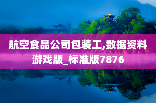 航空食品公司包装工,数据资料游戏版_标准版7876