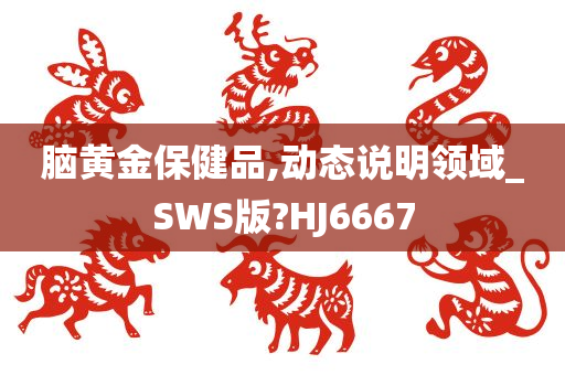 脑黄金保健品,动态说明领域_SWS版?HJ6667