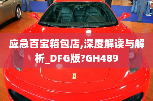 应急百宝箱包店,深度解读与解析_DFG版?GH489