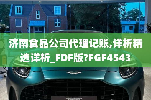 济南食品公司代理记账,详析精选详析_FDF版?FGF4543