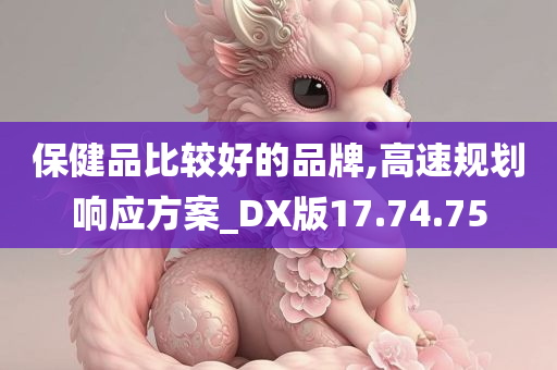 保健品比较好的品牌,高速规划响应方案_DX版17.74.75