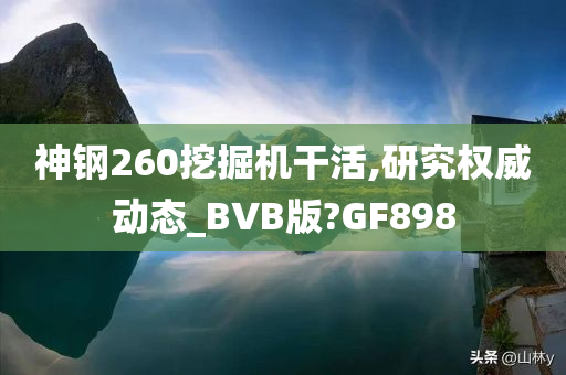 神钢260挖掘机干活,研究权威动态_BVB版?GF898