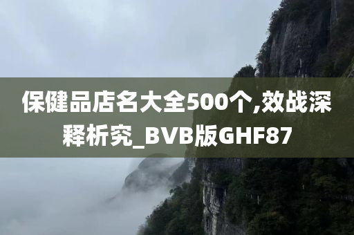 保健品店名大全500个,效战深释析究_BVB版GHF87