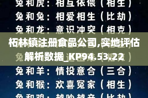 柘林镇注册食品公司,实地评估解析数据_KP94.53.22