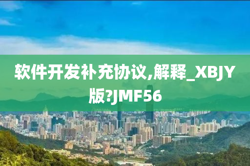 软件开发补充协议,解释_XBJY版?JMF56