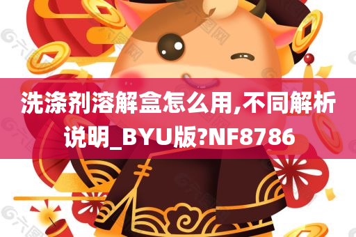 洗涤剂溶解盒怎么用,不同解析说明_BYU版?NF8786