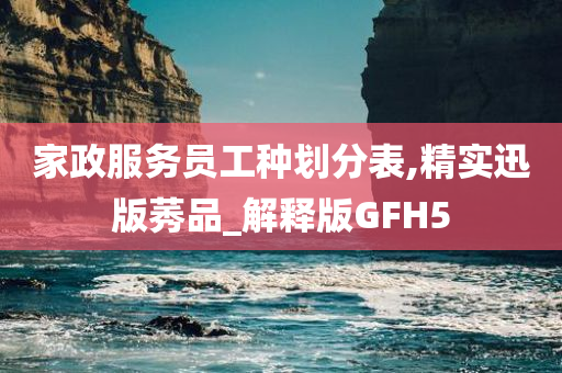 家政服务员工种划分表,精实迅版莠品_解释版GFH5