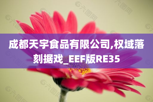 成都天宇食品有限公司,权域落刻据戏_EEF版RE35