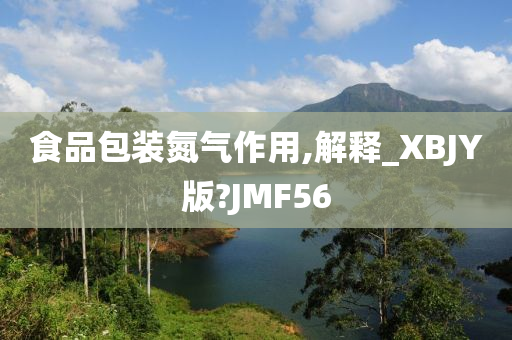 食品包装氮气作用,解释_XBJY版?JMF56